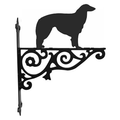 Borzoi Ornamental Hanging Bracket