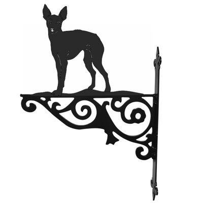 English Toy Terrier Ornamental Hanging Bracket