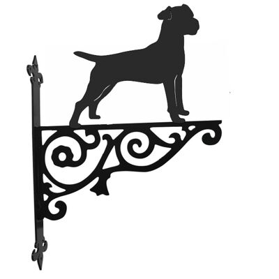Patterdale Terrier Ornamental Hanging Bracket