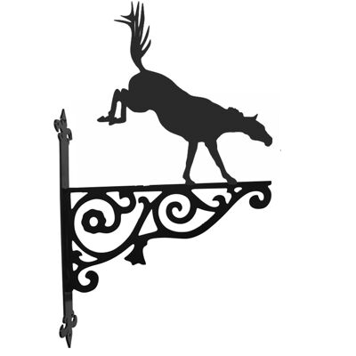 Horse Bucking Ornamental Hanging Bracket