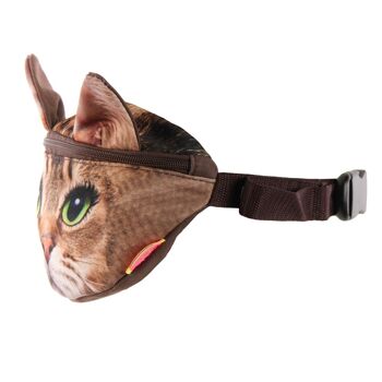 Fannypack Cat Marron 2