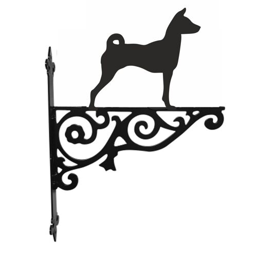 Basenji Ornamental Hanging Bracket