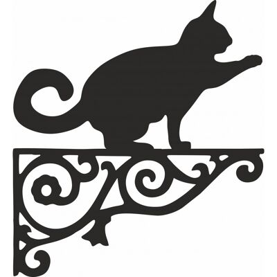Staffa d'attaccatura ornamentale del gatto del Bengala