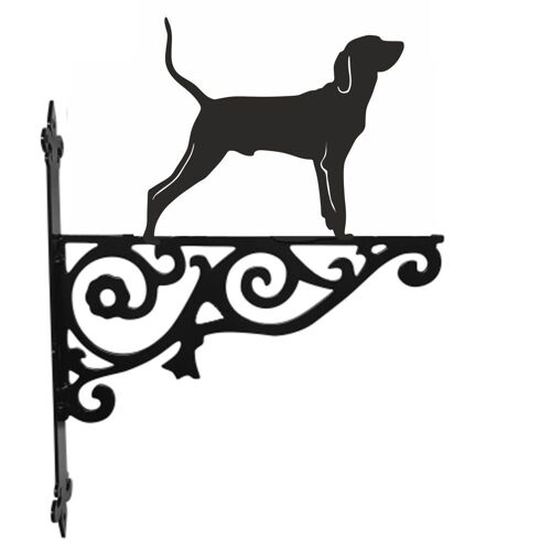 Coonhound Ornamental Hanging Bracket