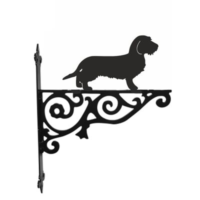 Dachshund Wire Haired Ornamental Bracket