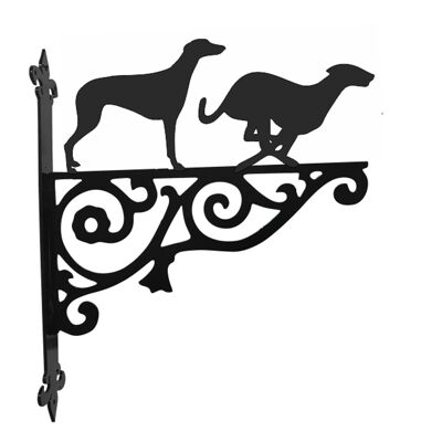 Greyhounds Ornamental Hanging Bracket