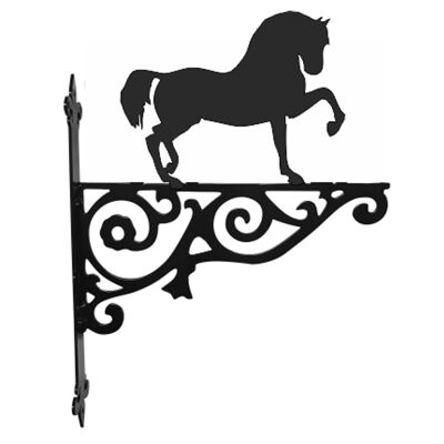 Soporte colgante ornamental de caballo