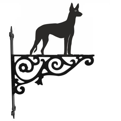 Ibizan Hound Ornamental Hanging Bracket