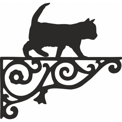 Soporte colgante ornamental de gatito