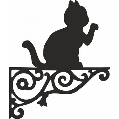 Soporte colgante ornamental de gato de la suerte