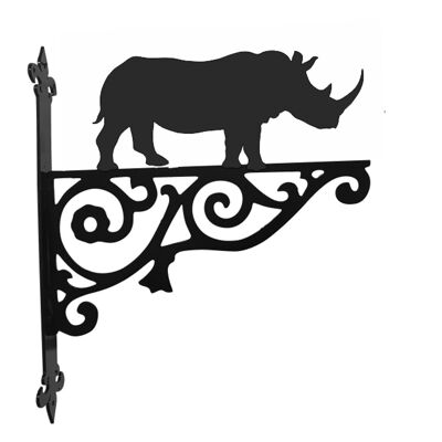 Rhino Ornamental Hanging Bracket