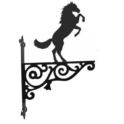Staffa d'attaccatura ornamentale per allevamento di cavalli