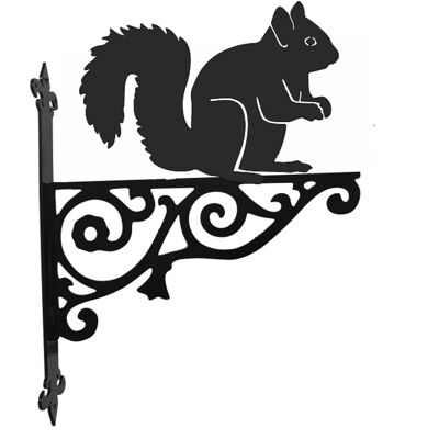 Staffa da appendere ornamentale scoiattolo
