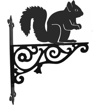 Support de suspension ornemental écureuil