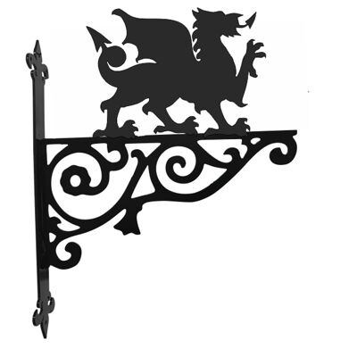 Soporte colgante ornamental de dragón galés