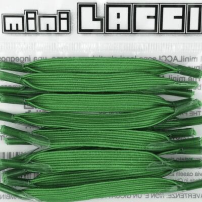 miniLACCI elastic shoelaces green