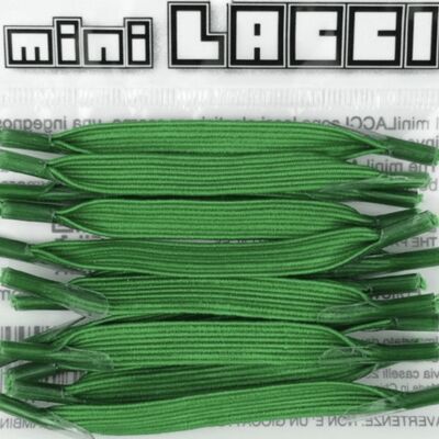lacets élastiques miniLACCI vert