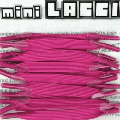 miniLACCI Elastische Schnürsenkel Fucsia