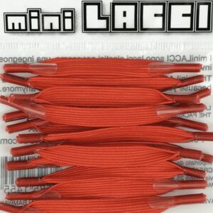 lacets élastiques miniLACCI rouge