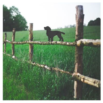 Working Cocker Spaniel Fence Topper