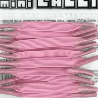 miniLACCI elastic shoelaces pink