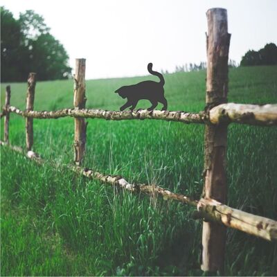 Cat Playing Fence Topper