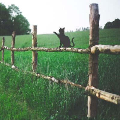 Topper de clôture de chat jouant