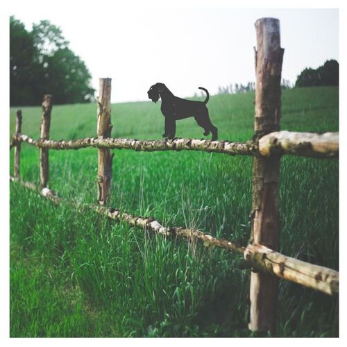 Giant Schnauzer Fence Topper