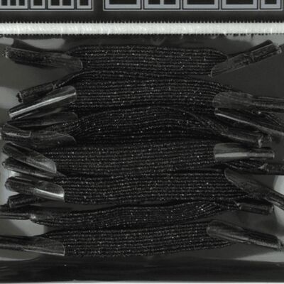 miniLACCI elastic shoelaces black glitter