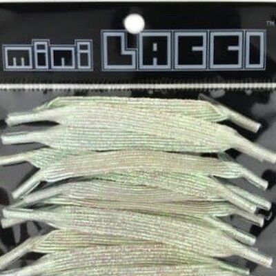 miniLACCI elastic shoelaces Cangiante / mother-of-pearl