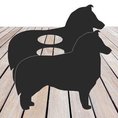 Shetland Sheepdog Gartenkübel