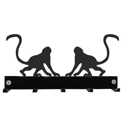 Monkey 5 Mantel-Schlüsselanhänger