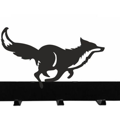 Fox Running Hook Coat Key Hanger