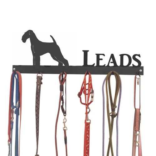 Airedale Terrier Lead Hook 6 Hook Lead Tidy