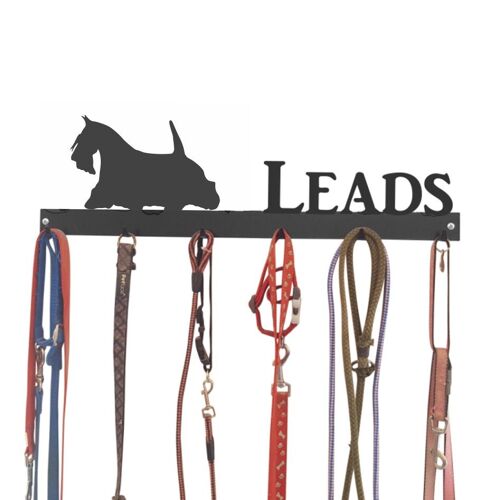 Scottish Terrier Lead Hook 6 Hook Lead Tidy