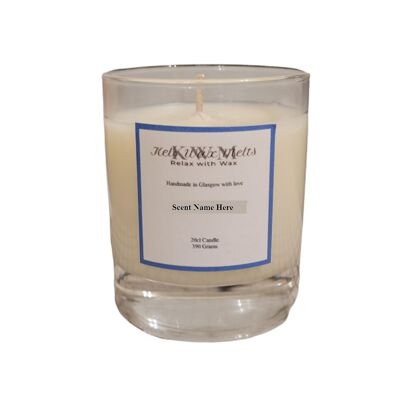 20cl Scented Glass Candle – New Car Smell