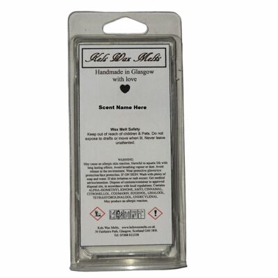 5 Cavity Clamshell (Wax Melt – Fresh Linen)