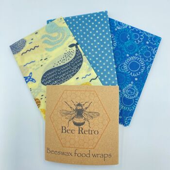 Nautique - Pack moyen de trois enveloppes de cire d'abeille 4