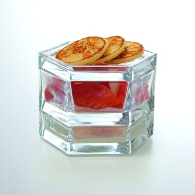 Bento Hexa (3 stackable verrines)