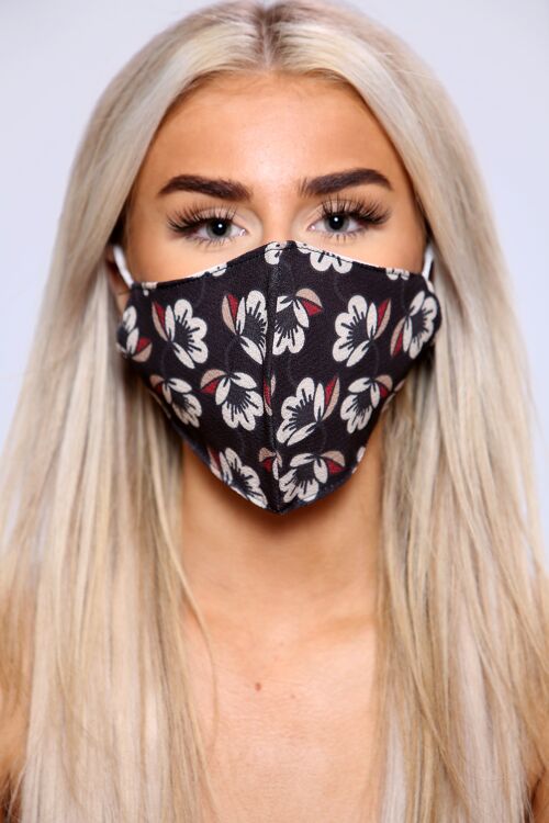 Clover print facemask