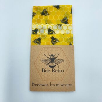 Abeilles - Pack mixte de trois enveloppes de cire d'abeille 12