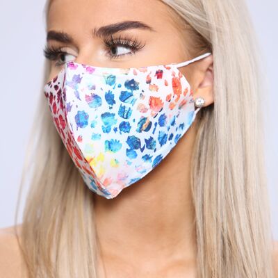 Paint print cotton facemask
