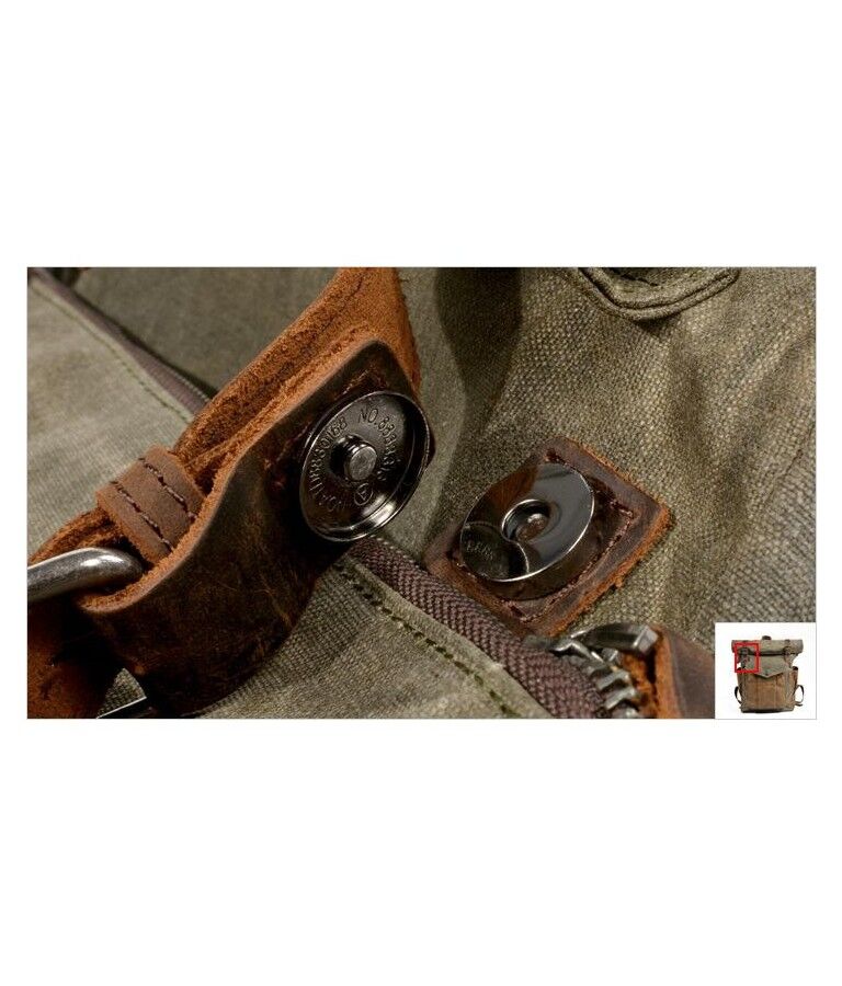 MORGNTAU Vintage-Rucksack "Traveler" - Grau