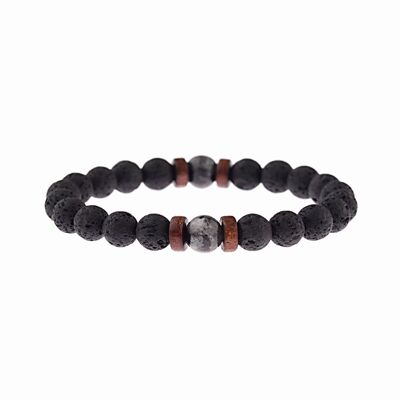 Volcanic stone bracelet