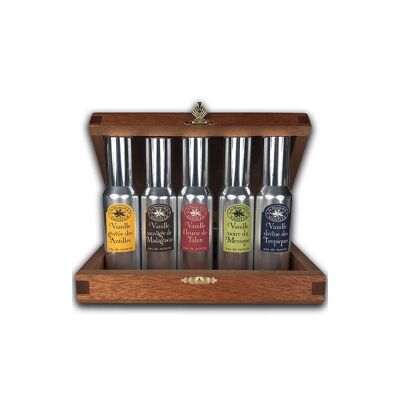 WOODEN BOX VANILLA OF THE ORIGINS Collection 5x30 ML