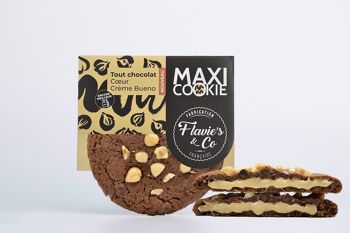Cookie Tout chocolat – cœur crème bueno 2