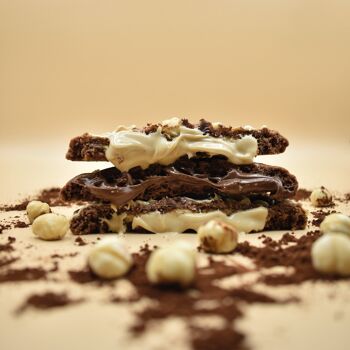 Cookie Tout chocolat – cœur crème bueno 4