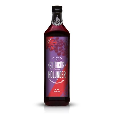 Original Dresdner Glühkör Holunder 700ml