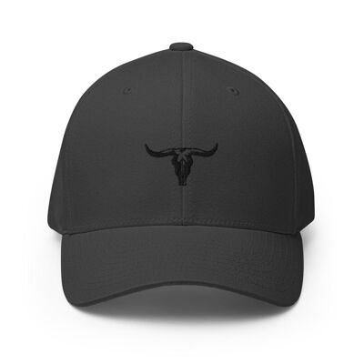 Bull Structured Twill Cap - Dark Grey