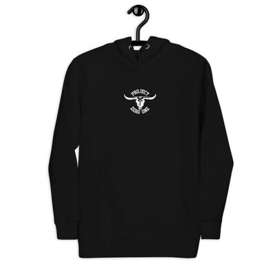 PZO Hoodie "Embroidered" - Black